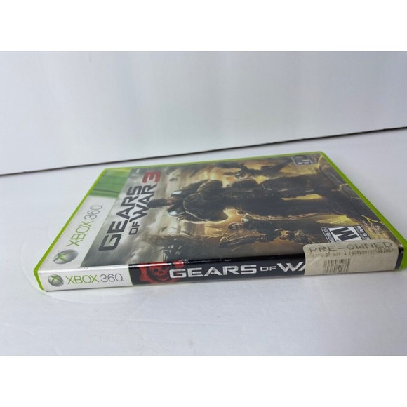 Gears of War 3 Microsoft Xbox 360, 2011 - NO MANUAL Used Tested and Working - Picture 3 of 5